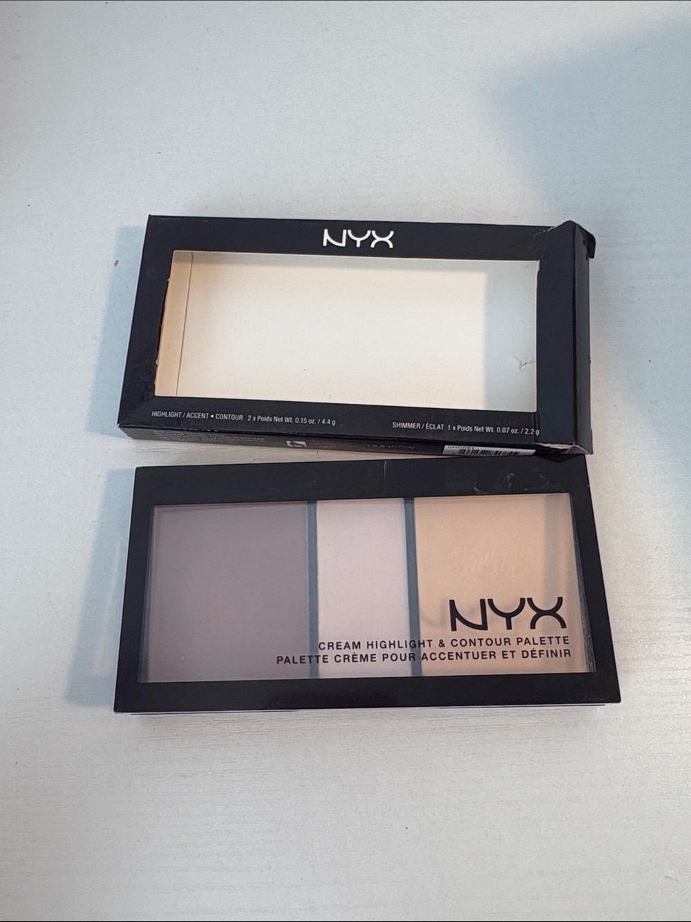 NYX Makeup Cream Highlight & Contour " LIGHT " Palette SOLD OUT - HARD TO FIND